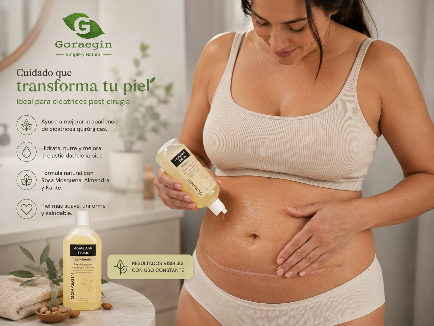 Anti‑Stretch Mark Oil / Aceite Anti-Estrias